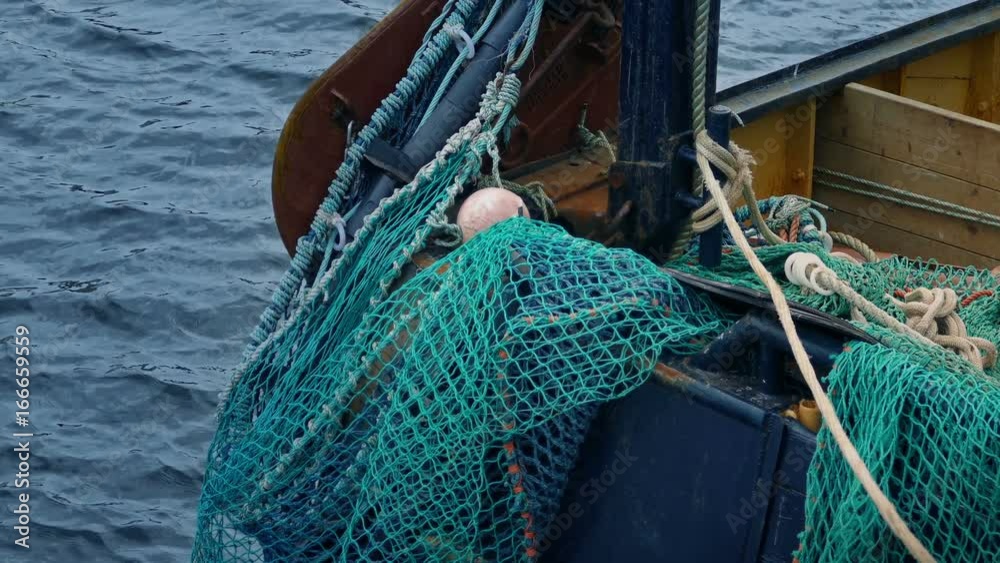 Fishing Nets On The Side Of Boat