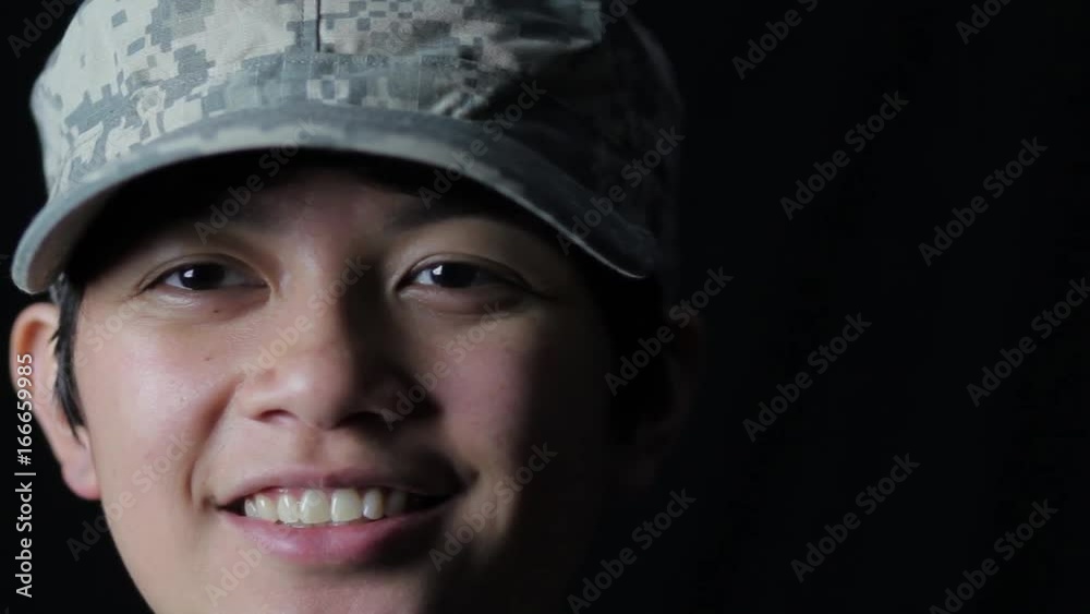 Smiling soldier Smiling soldier