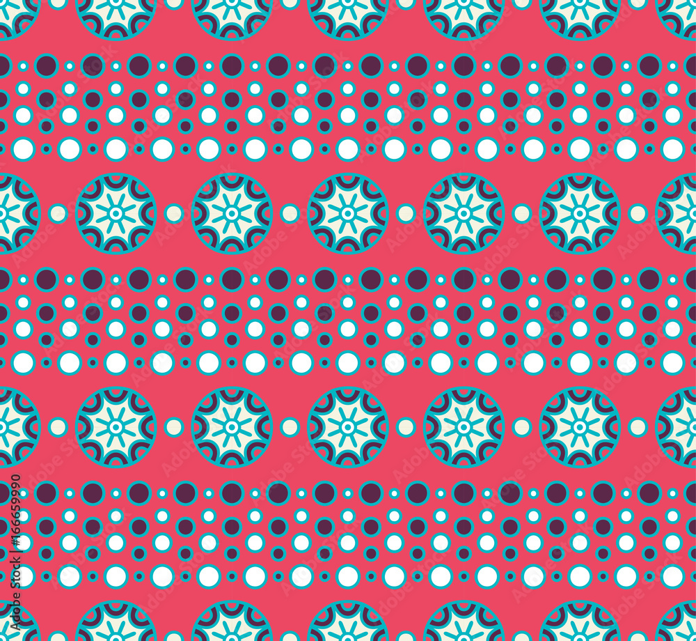 Abstract repeating pattern in Boho style