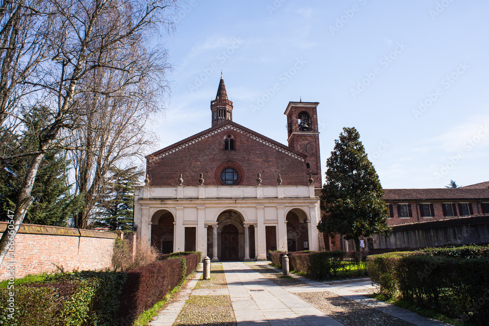 The Chiaravalle abbey in Milano