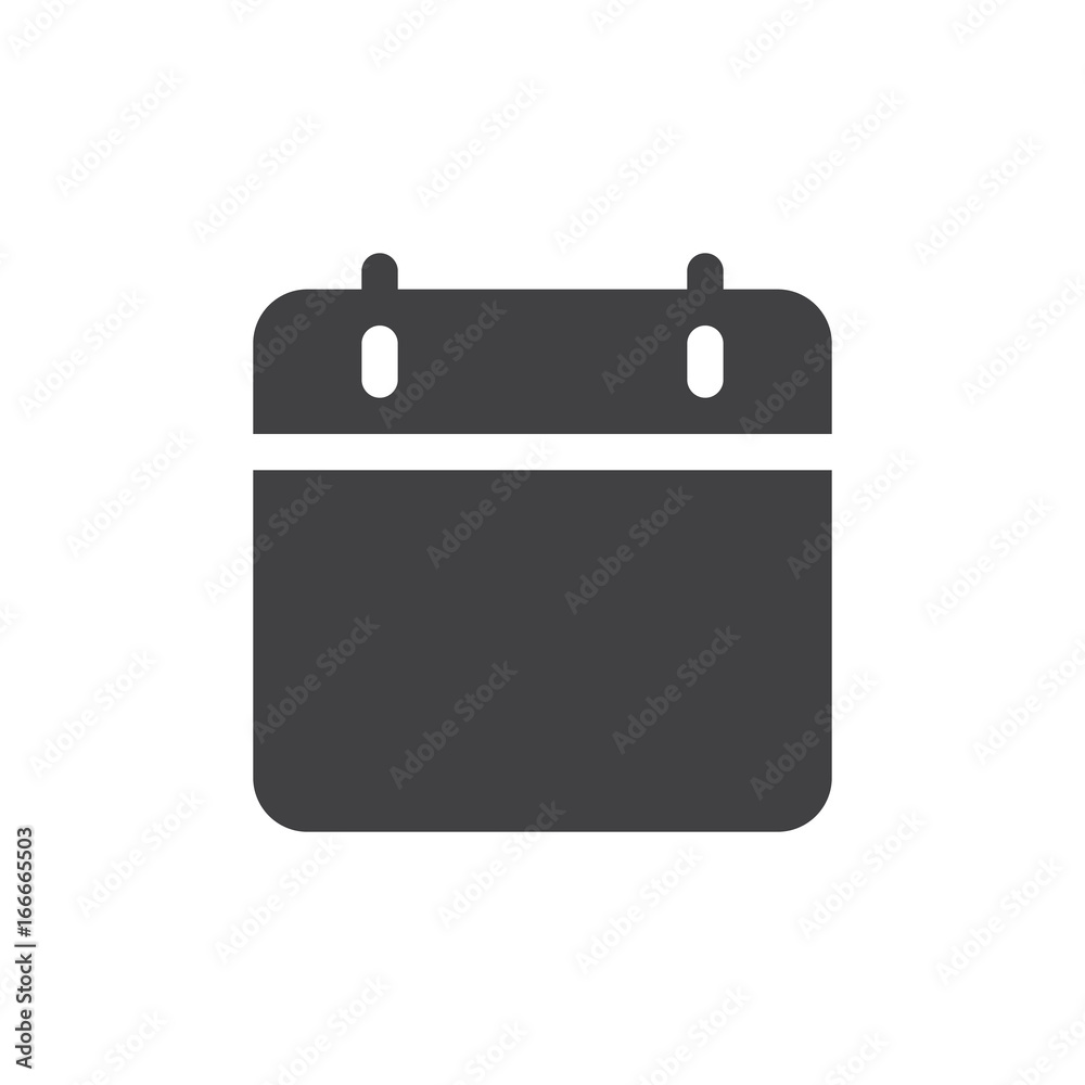 Calendar simple icon vector, filled flat sign, solid glyph isolated on white. Symbol, logo illustration. Pixel perfect vector graphics Calendar simple icon vector, filled flat sign, solid glyph isolated on white. Symbol, logo illustration. Pixel perfect vector graphics