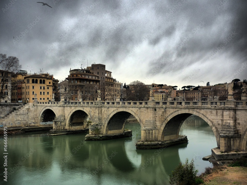 Obraz premium Fiume Tevere