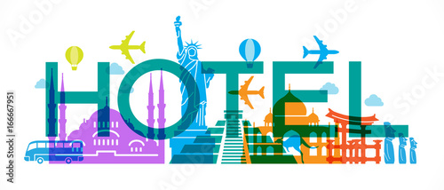 Travel famous landmarks