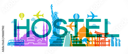 Travel famous landmarks