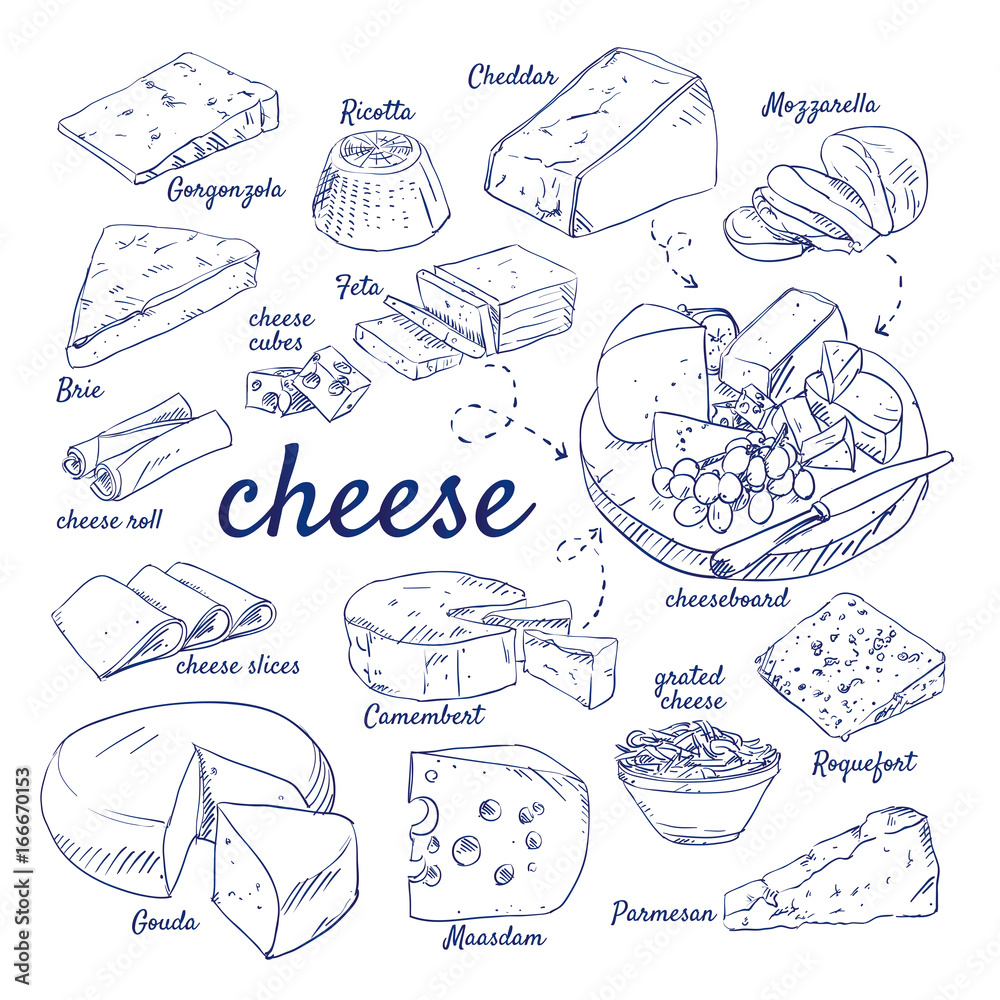 Cheese Plate Drawing