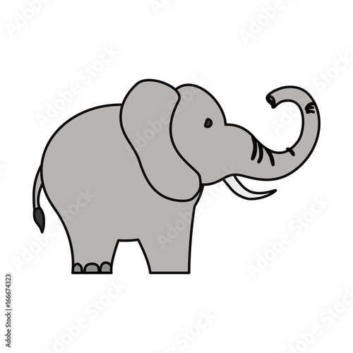 Cute elephant cartoon © djvstock