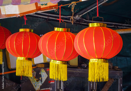 Canvas Print Chinese lanterns for decoration