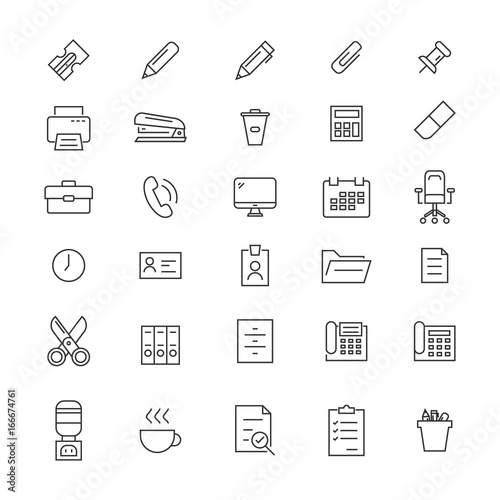 30 Office Tools Icons