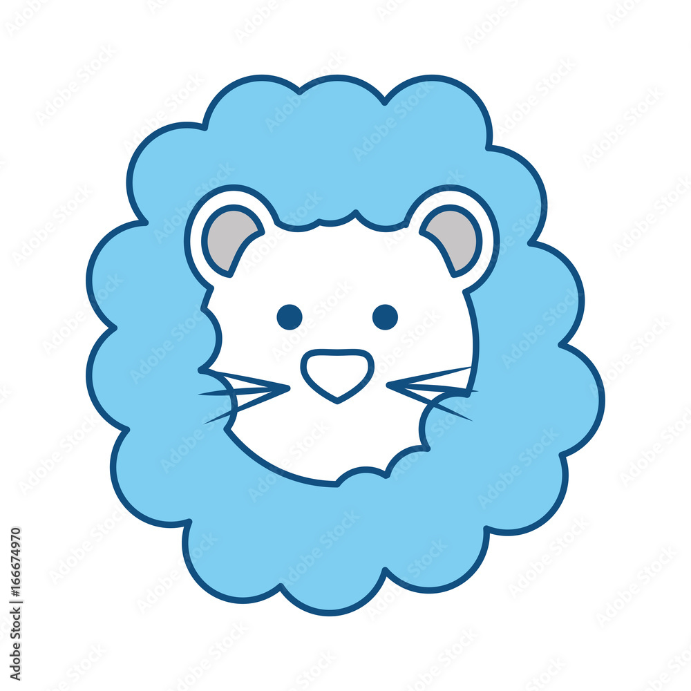 Cute lion cartoon