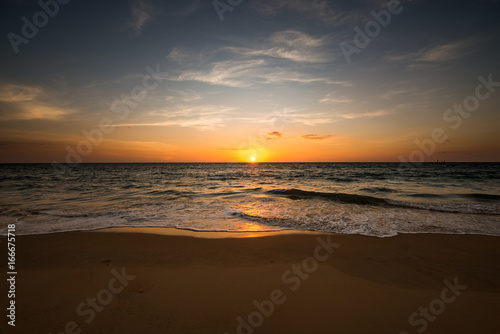 Sunset on the beach