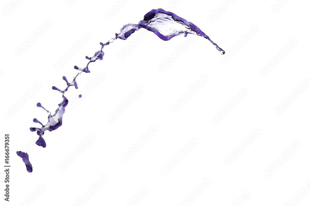 splendid splash purple color over white background splendid splash purple color over white background