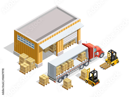 Warehouse Isometric Template