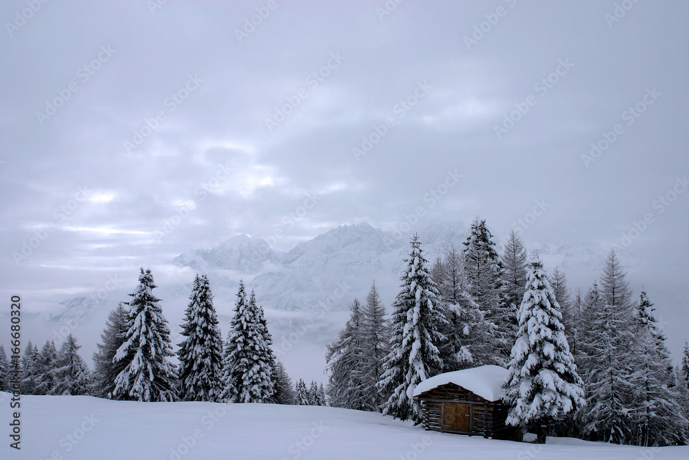 Winter in den Bergen