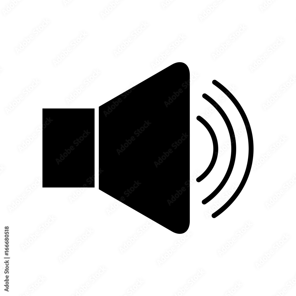 speaker audio isolated icon vector illustration design