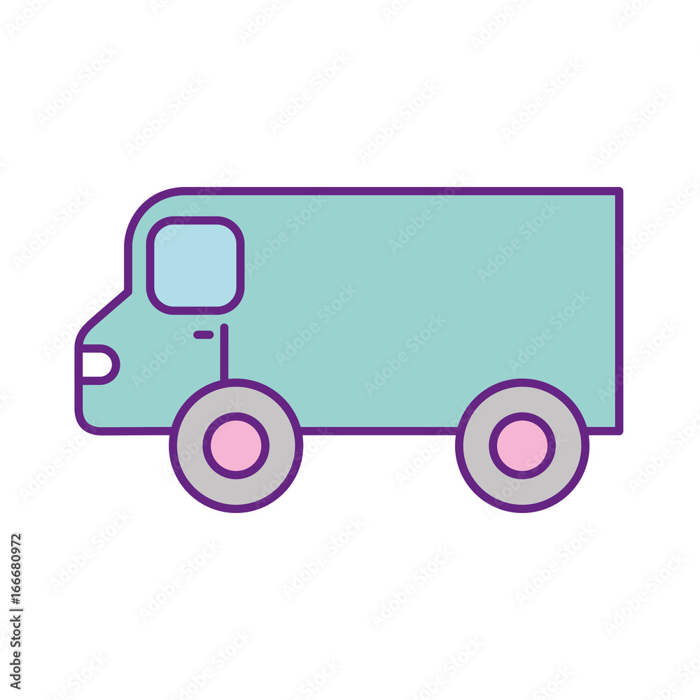 van vehicle isolated icon vector illustration design van vehicle isolated icon vector illustration design