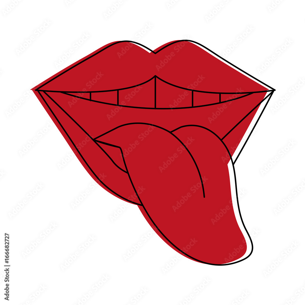 smiling mouth with tongue out icon image smiling mouth with tongue out icon image