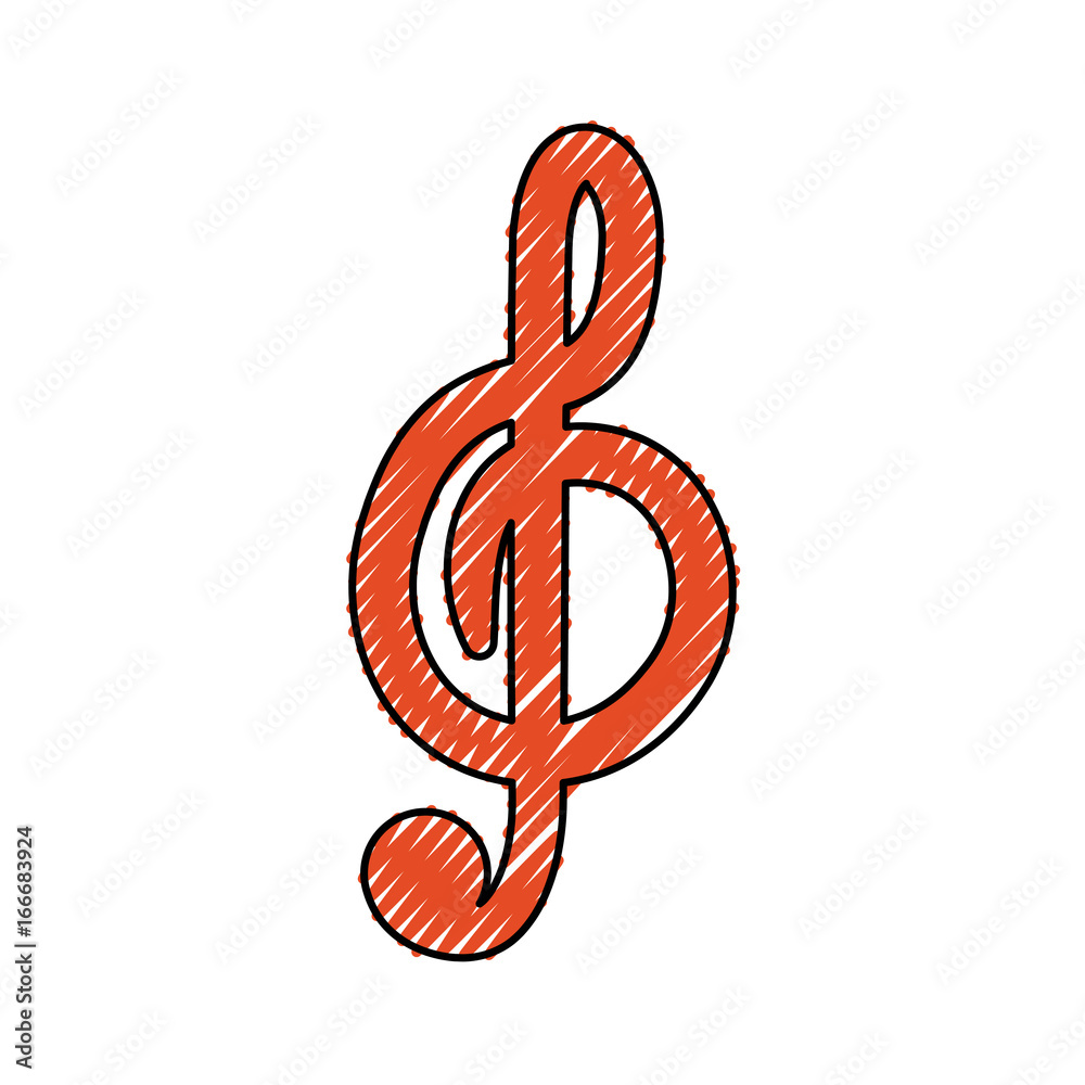 Fototapeta premium Music note symbol