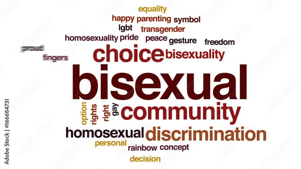 Bisexual animated word cloud, text design animation. Bisexual animated word cloud, text design animation.