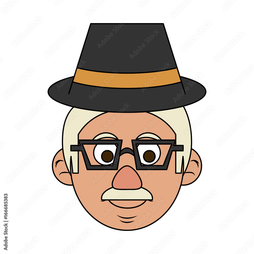 cute elderly person icon image cute elderly person icon image