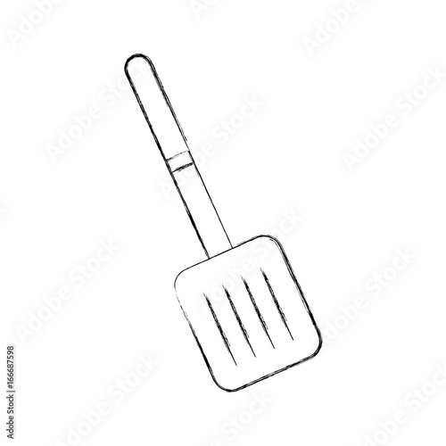 spatula cutlery isolated icon vector illustration design