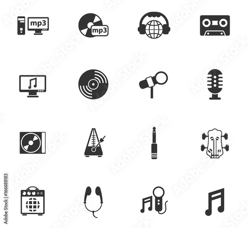 music icon set