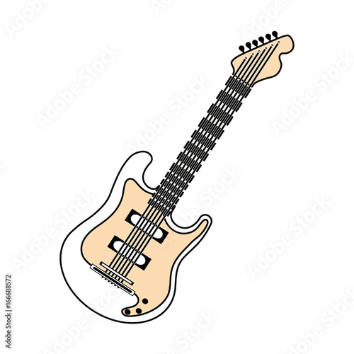 Electric guitar music instrument