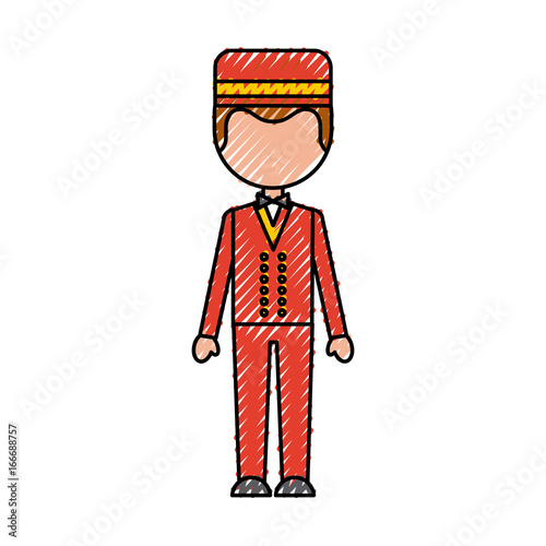 boybell avatar character icon vector illustration design