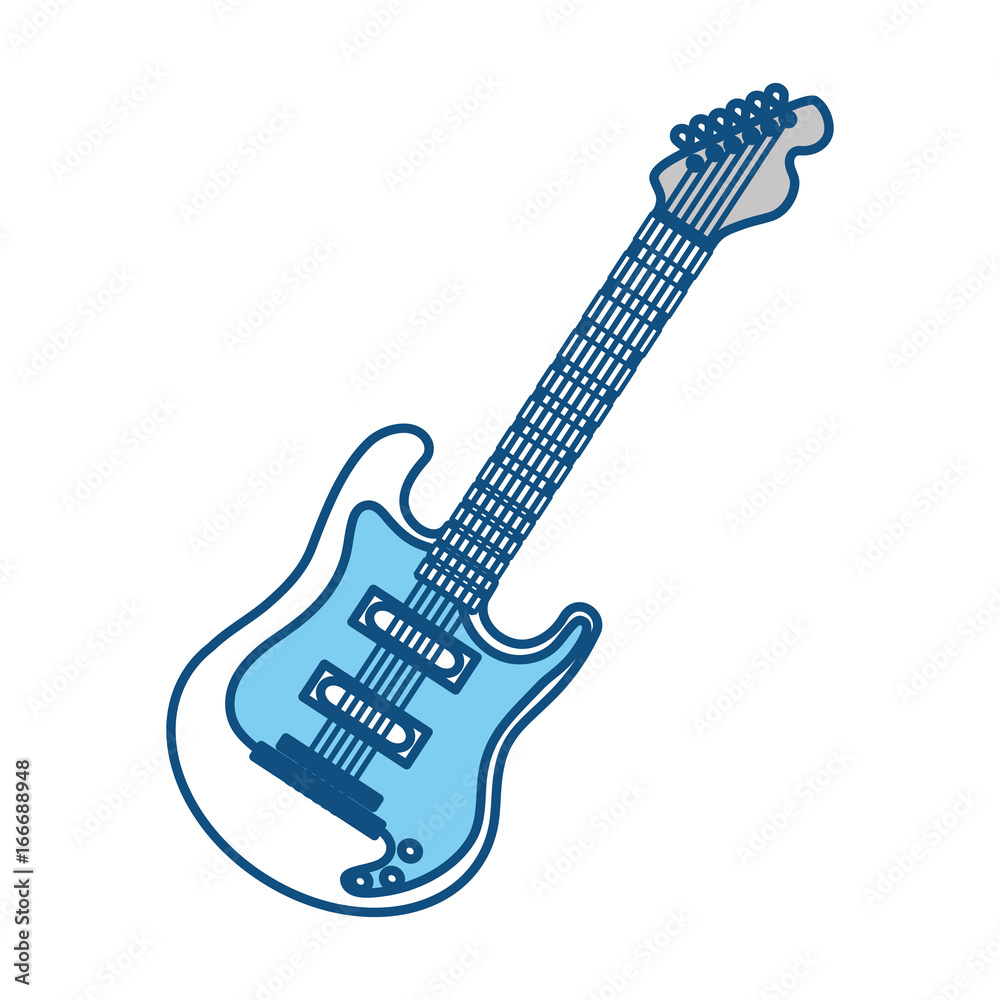 Fototapeta premium Electric guitar music instrument
