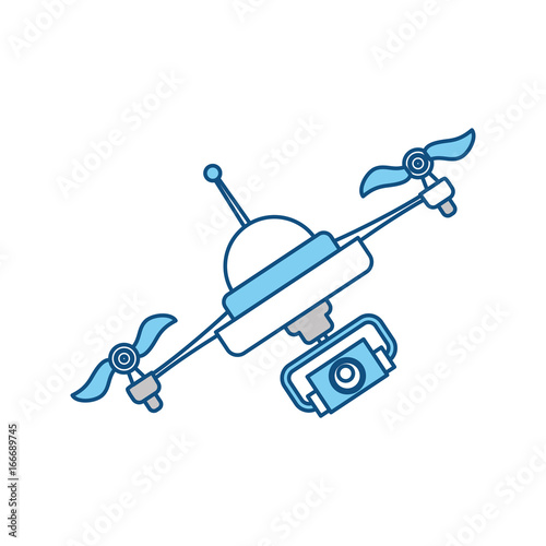 Drone technology isolated