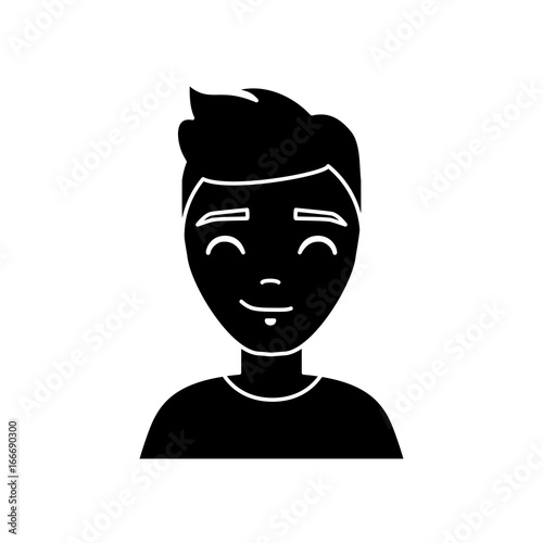 cartoon man icon