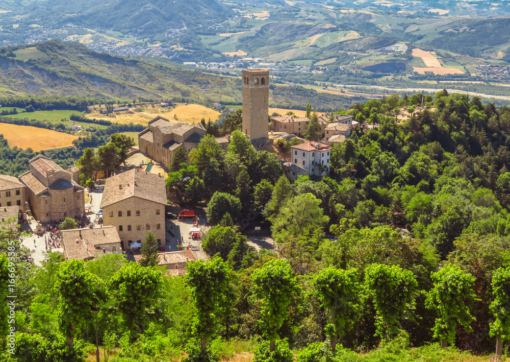 San Leo - View to the medieval village