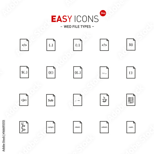 Easy icons 34a File types