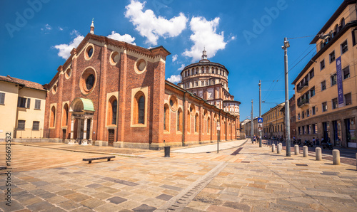 Photo Church of Santa Maria delle Grazie in Milan, Italy
