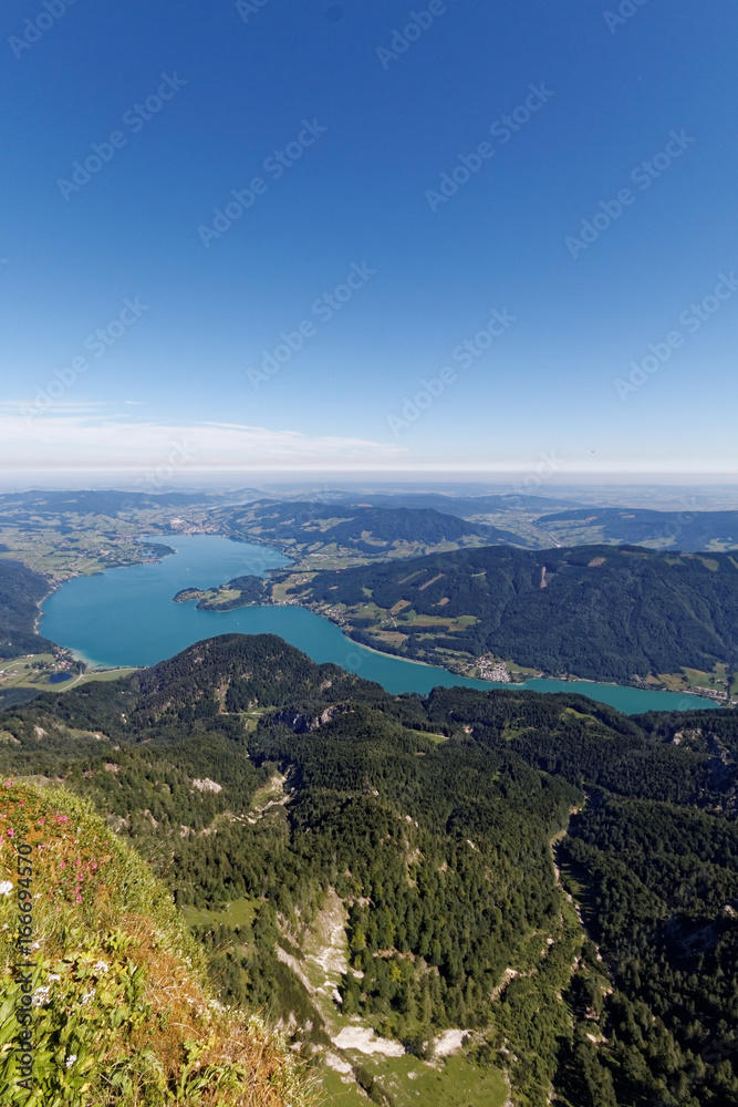 Blick vom Schafberg (Salzkammergut) Blick vom Schafberg (Salzkammergut)