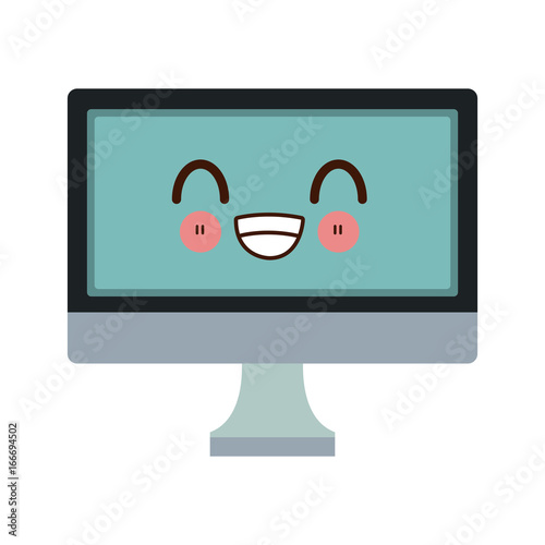 kawaii monitor computer device wireless technology screen