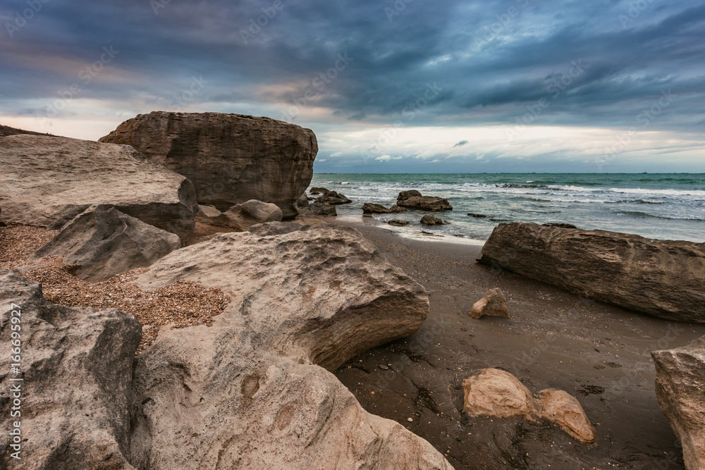 Dramatic beautiful seascape