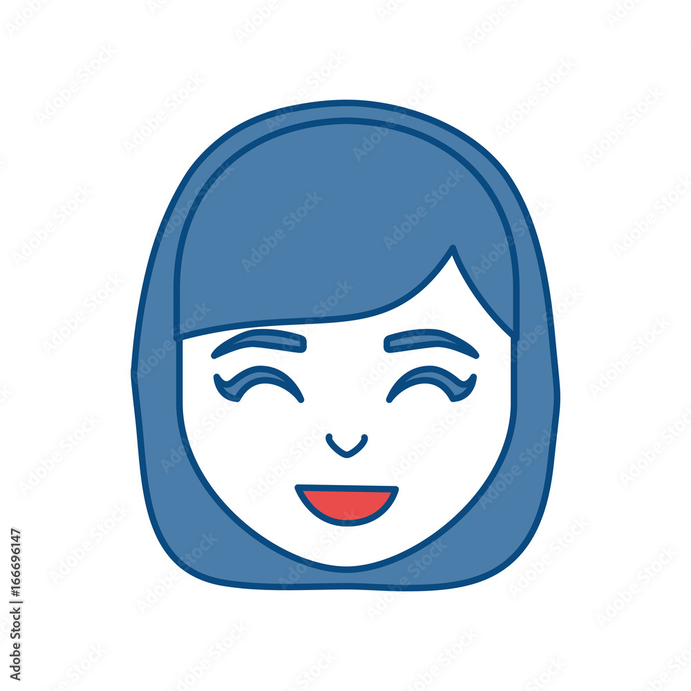 cartoon woman icon