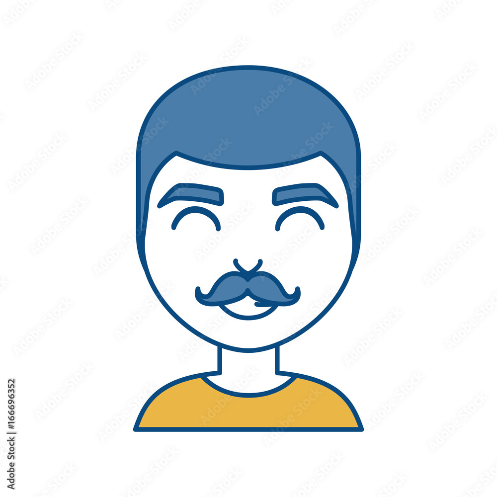 cartoon man icon