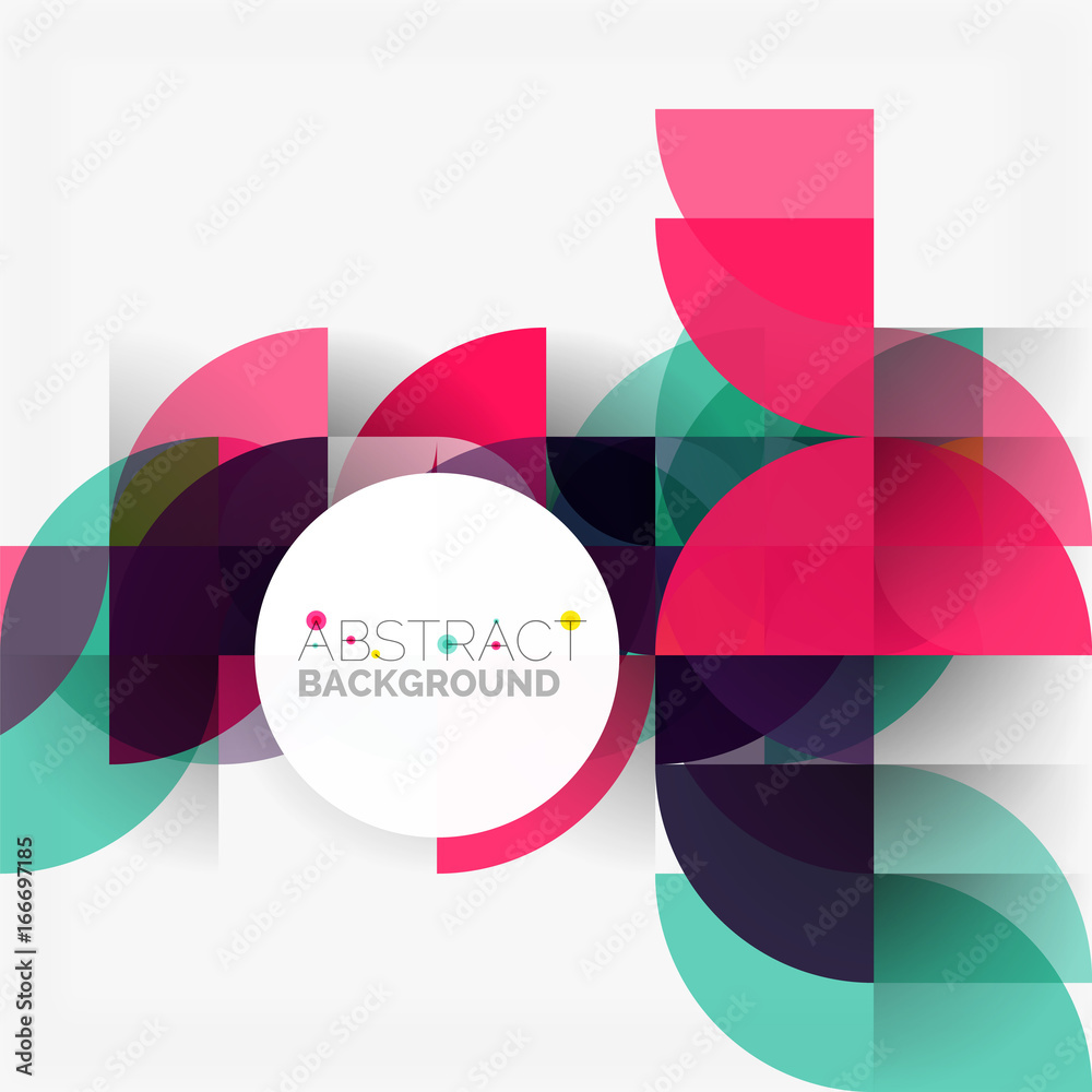 Modern geometrical abstract background circles Modern geometrical abstract background circles