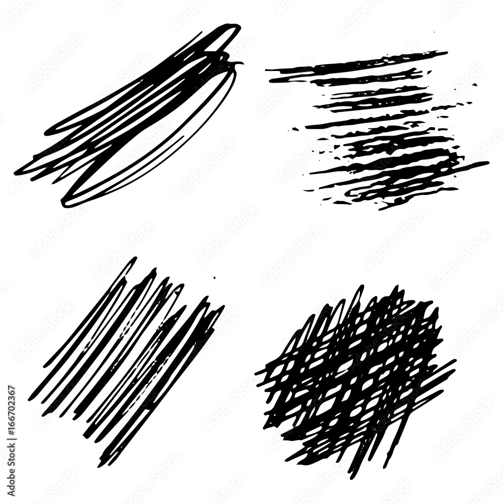 Background black and white abstract texture  with dark spots, lines and drawing