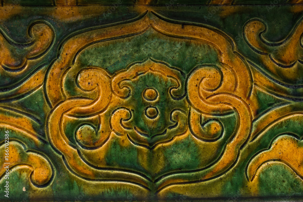 Ancient Temple architecture's pattern Ancient Temple architecture's pattern