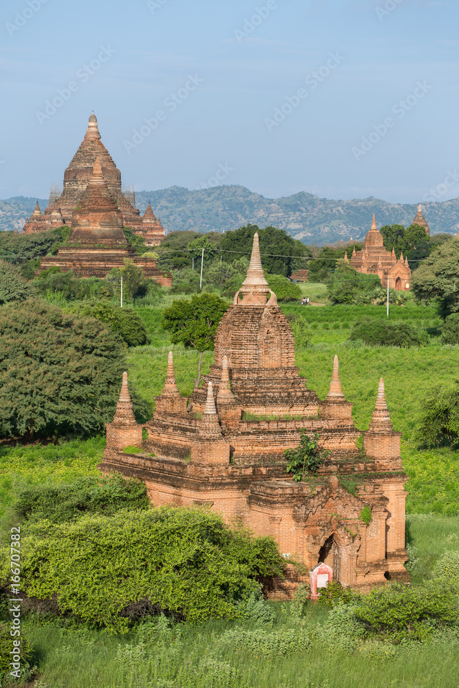 Old Bagan pagodas and temples in Myanmar Old Bagan pagodas and temples in Myanmar