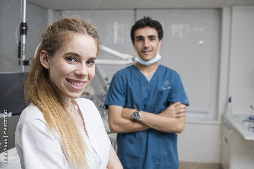 Dentists posing.