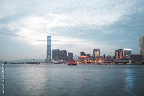 Cityscape of the hong kong china. © jimmyan8511