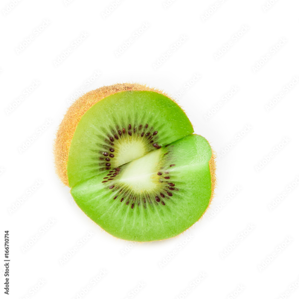 Kiwi fruit on white background, Fruit isolated Kiwi fruit on white background, Fruit isolated