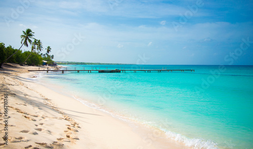 Coast of the Caribbean Sea. Travel around the world's paradises. © Yarkovoy