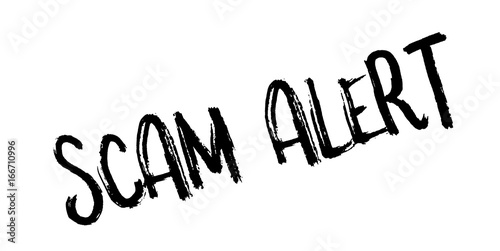 Scam Alert rubber stamp. Grunge design with dust scratches. Effects can be easily removed for a clean, crisp look. Color is easily changed.