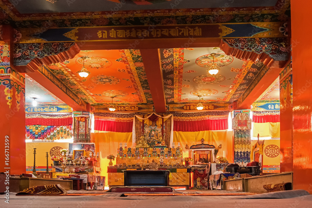 Samdruptse monastery , a huge buddhist monastery in Ravangla, Sikkim.