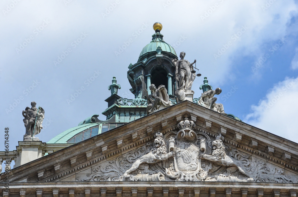 The Justizpalast Munich, Palace of Justice, Germany The Justizpalast Munich, Palace of Justice, Germany