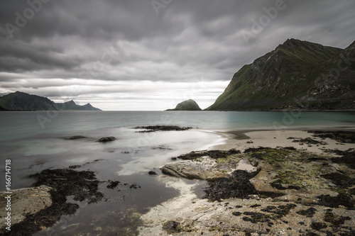 Haukland Beach, Lofoten, Norwegen